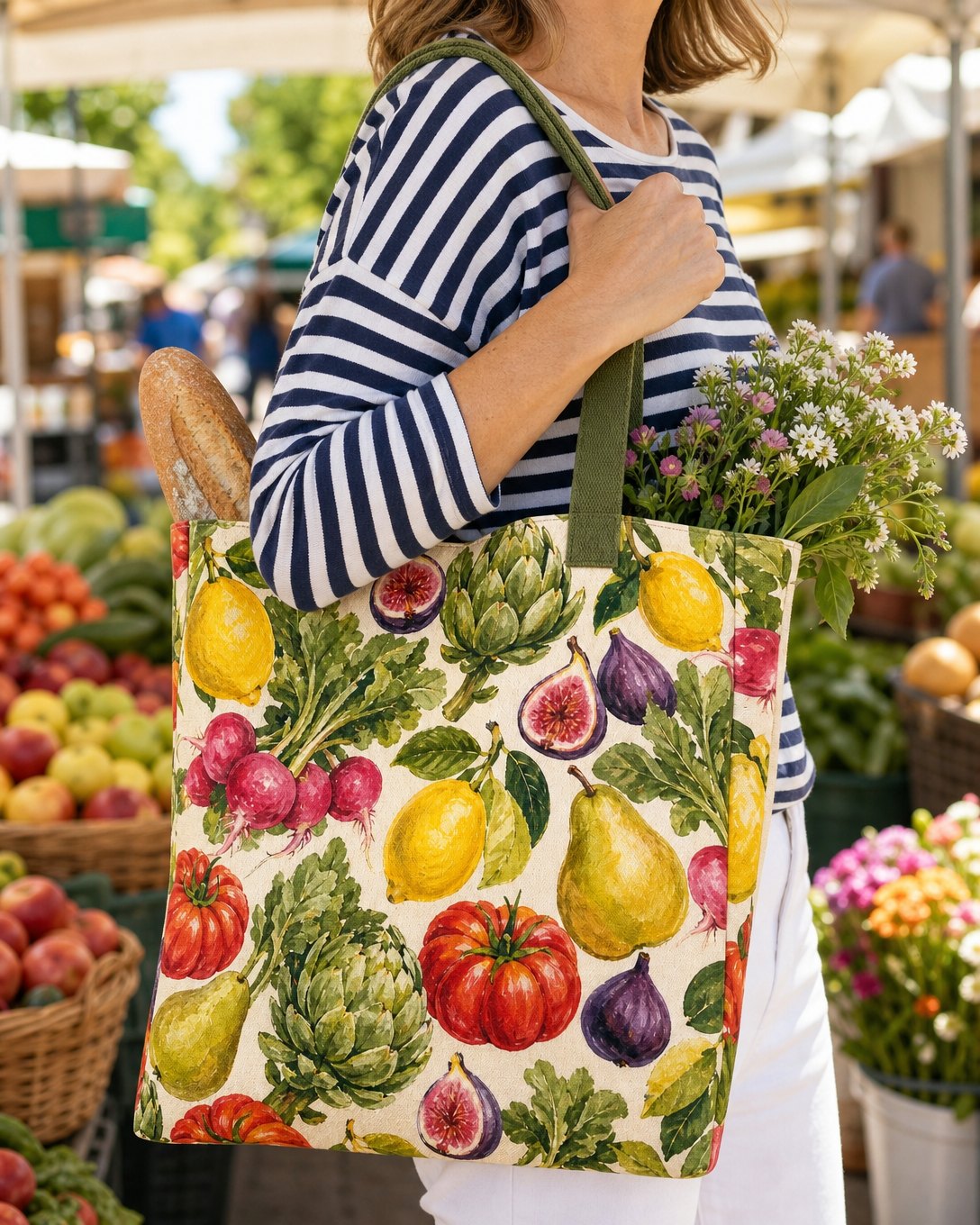 Market Basket Tote Bag, image 5