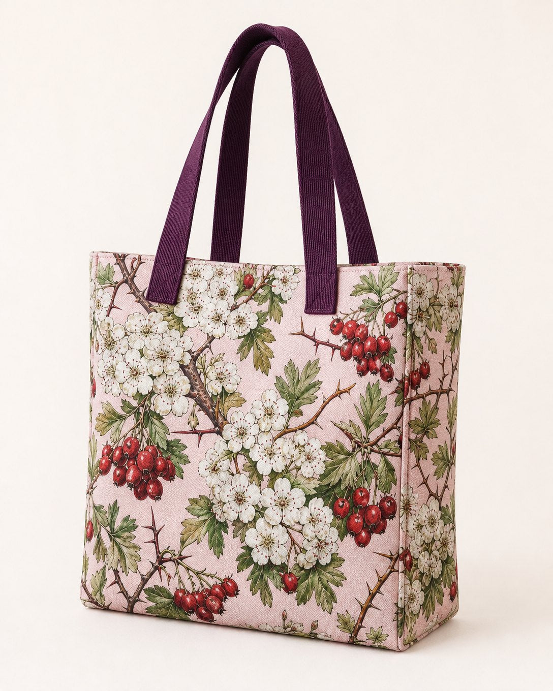 Hawthorn in May Tote Bag, image 3