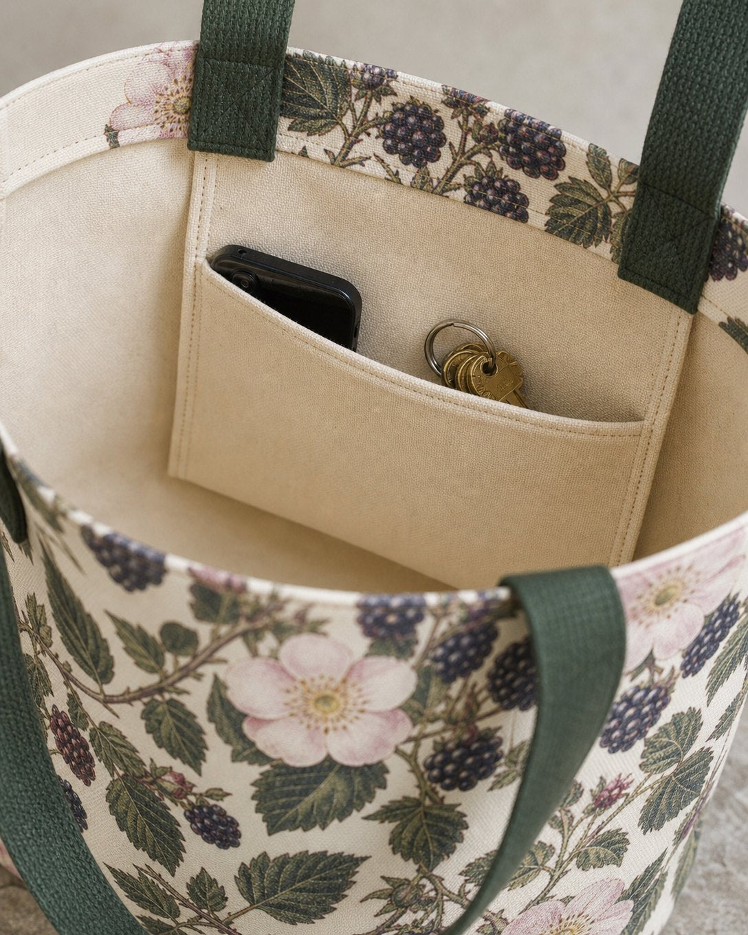 Bramble Rose Tote Bag, image 4