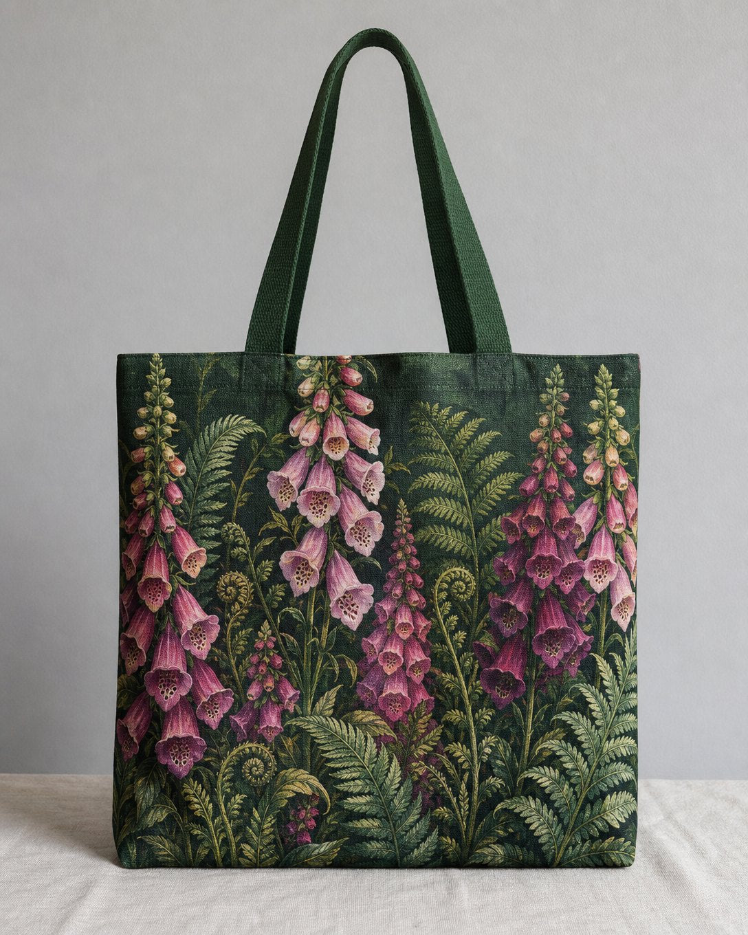 Foxglove Dell Tote Bag, image 1