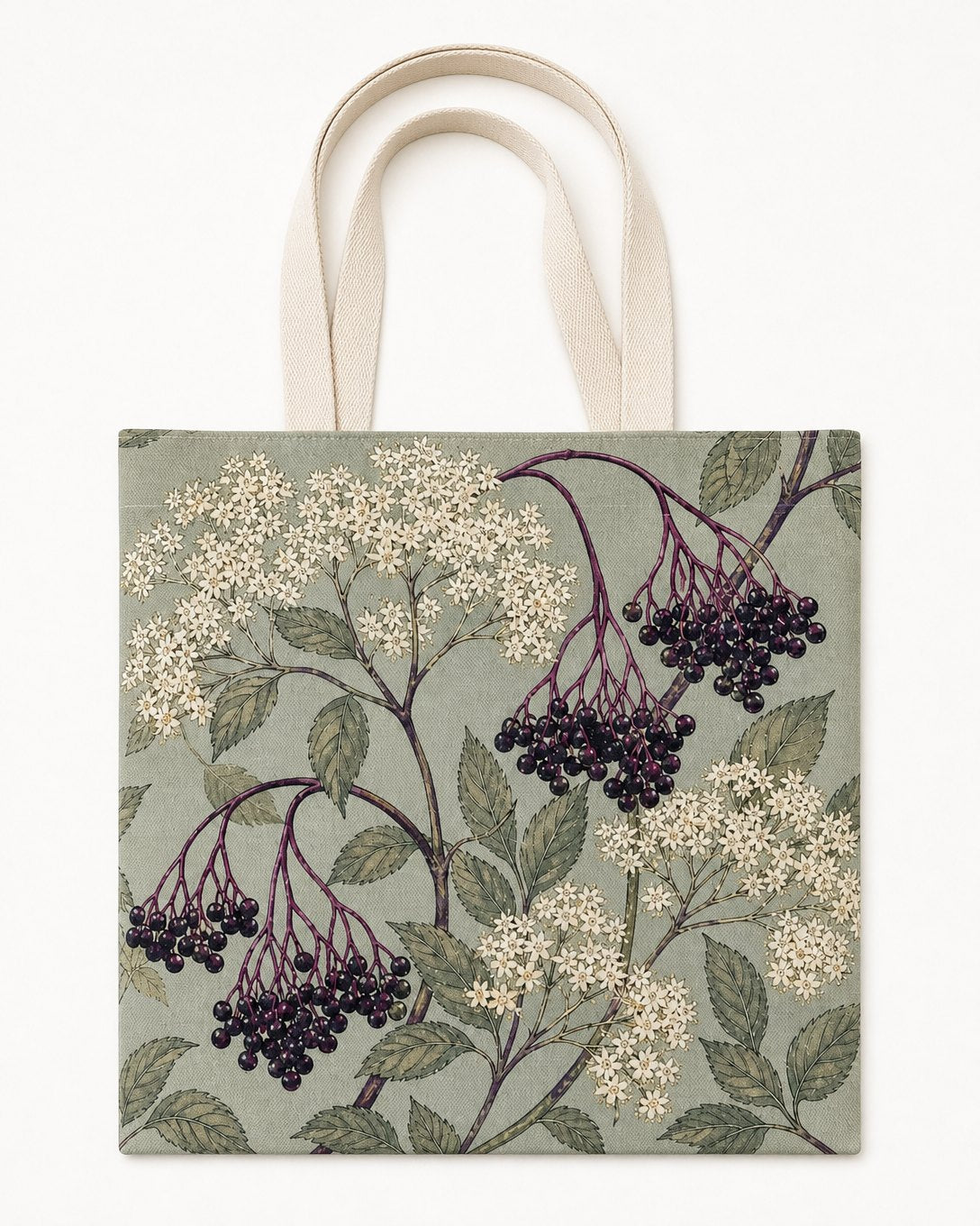 Elderflower Lace Tote Bag, image 2