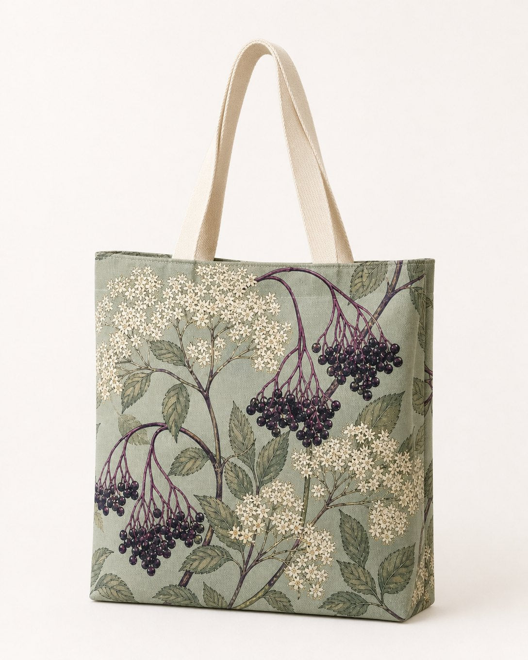 Elderflower Lace Tote Bag, image 3