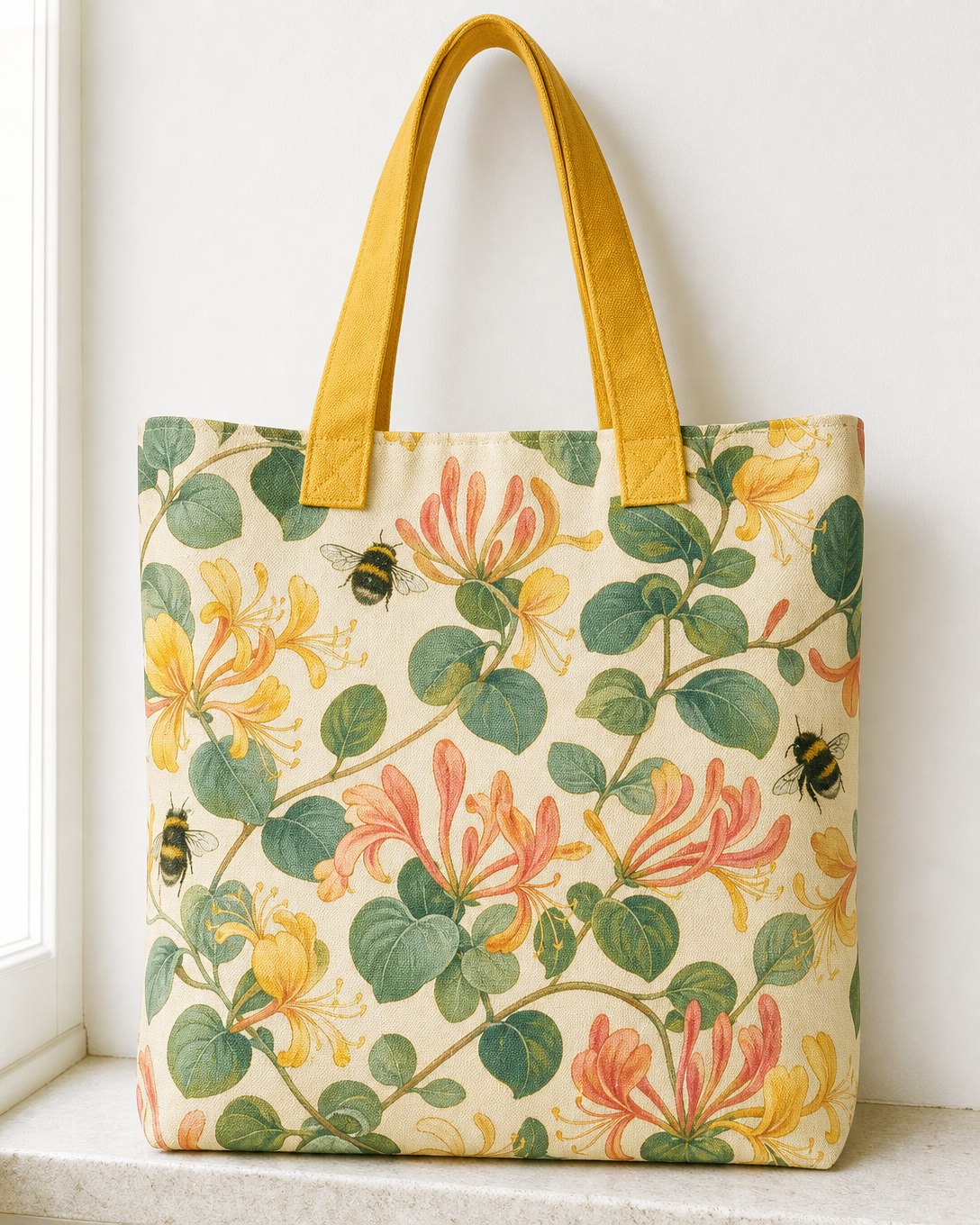 Honeysuckle Hum Tote Bag, image 1