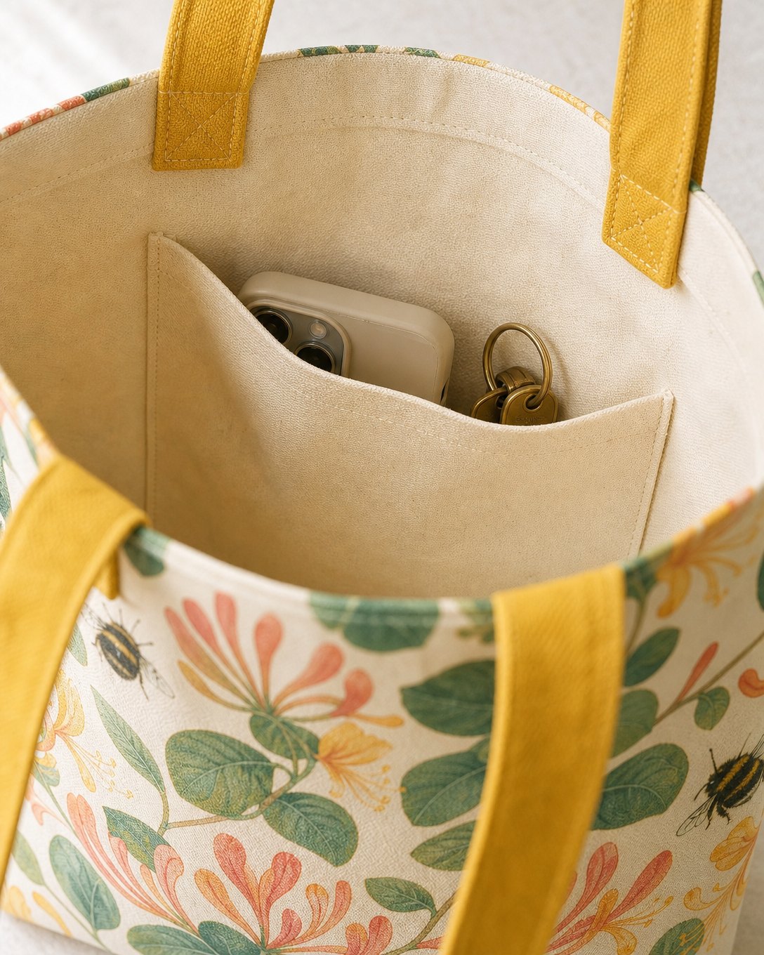 Honeysuckle Hum Tote Bag, image 4