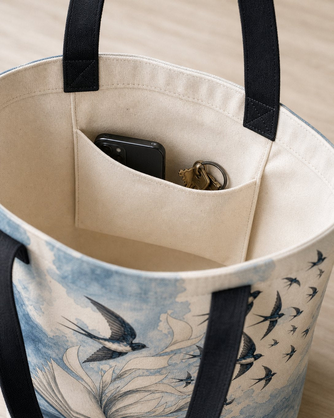Pages Take Flight Tote Bag, image 4
