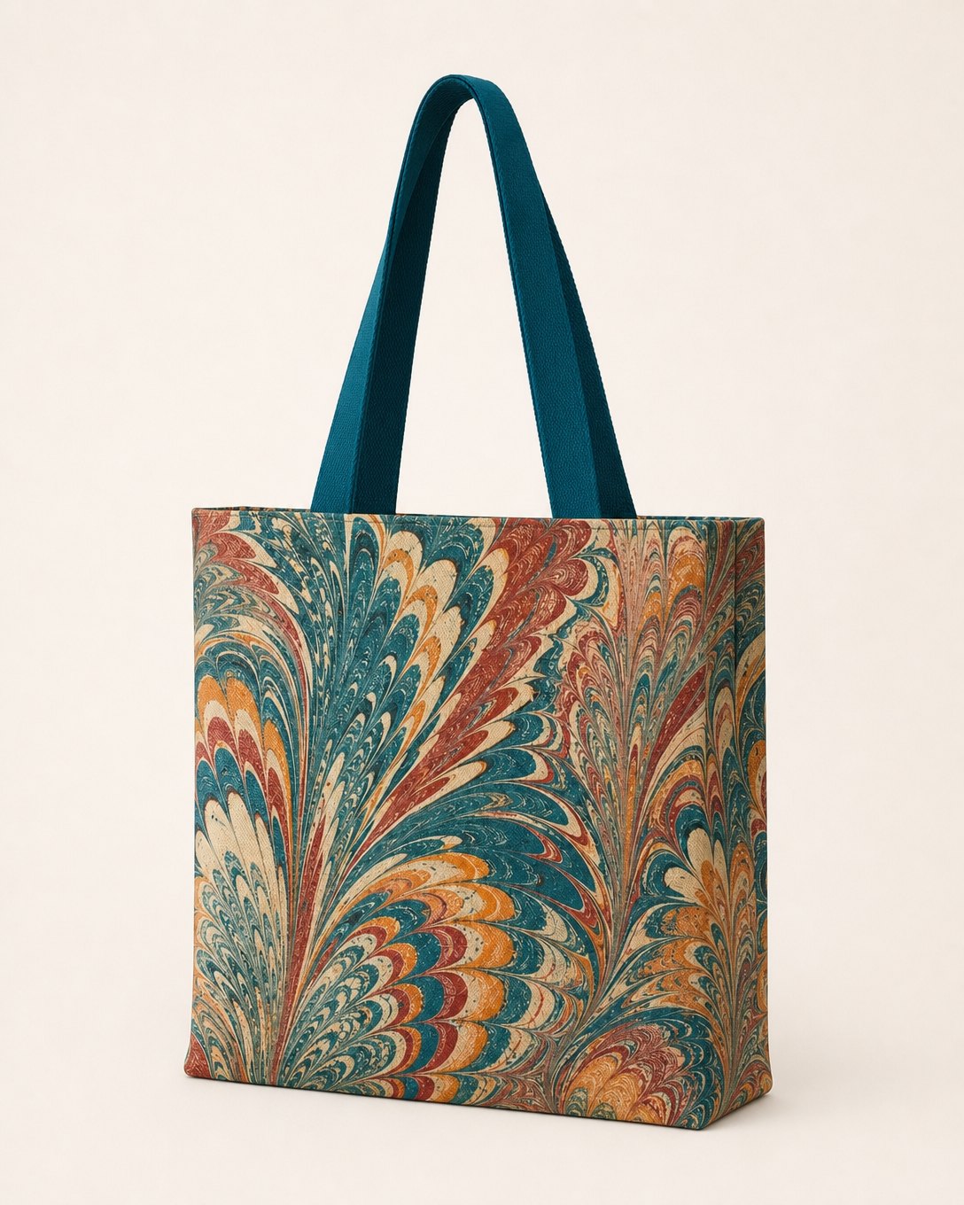 Marbled Endpaper Tote Bag, image 3