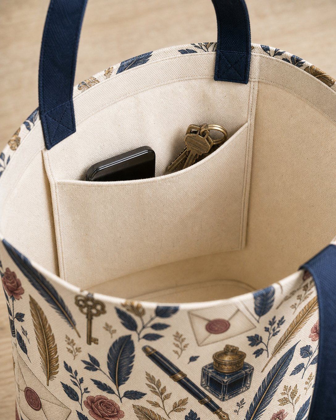 Writing Desk Tote Bag, image 4