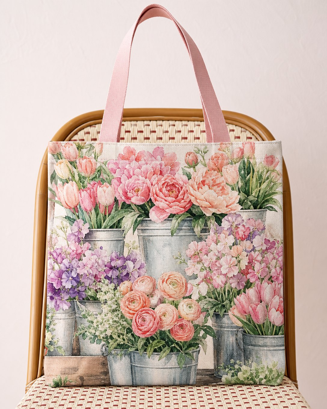 Flower Stall Tote Bag, image 1