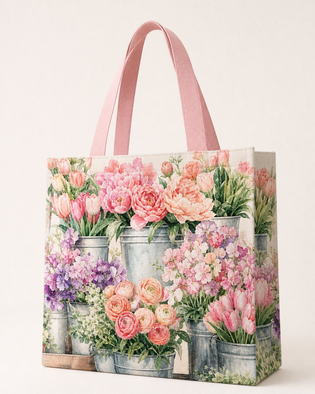 Flower Stall Tote Bag, image 3