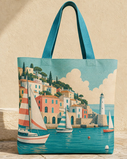 Harbour Village Tote Bag, image 1