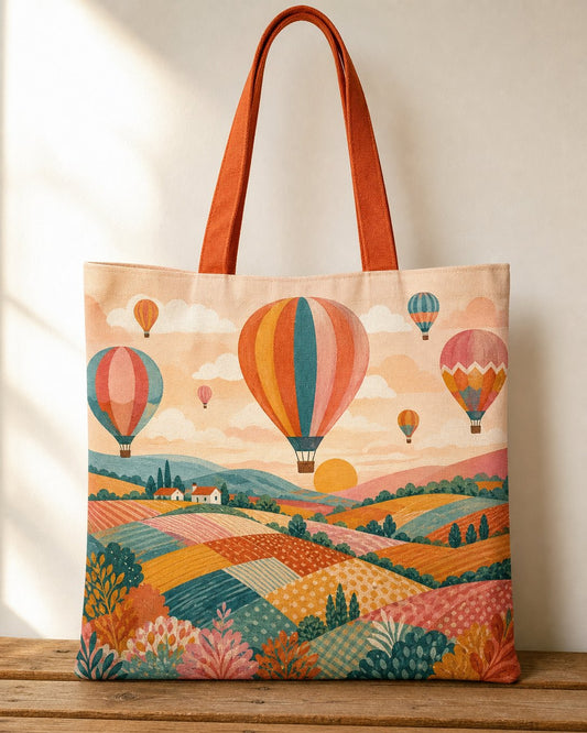 Balloon Morning Tote Bag, image 1
