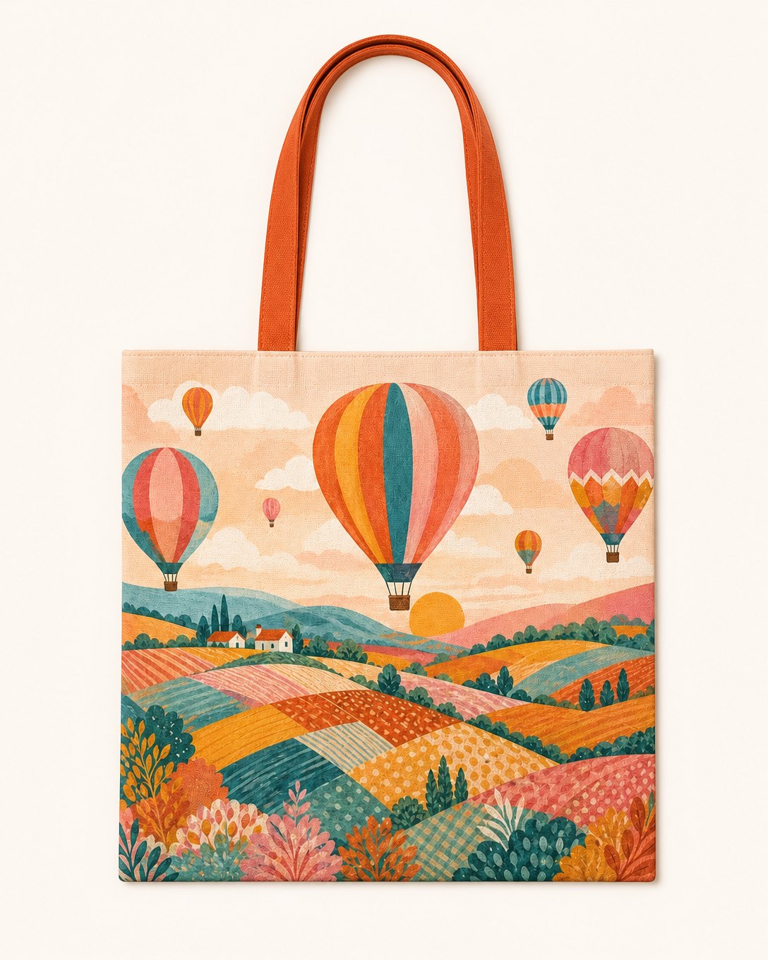 Balloon Morning Tote Bag, image 2
