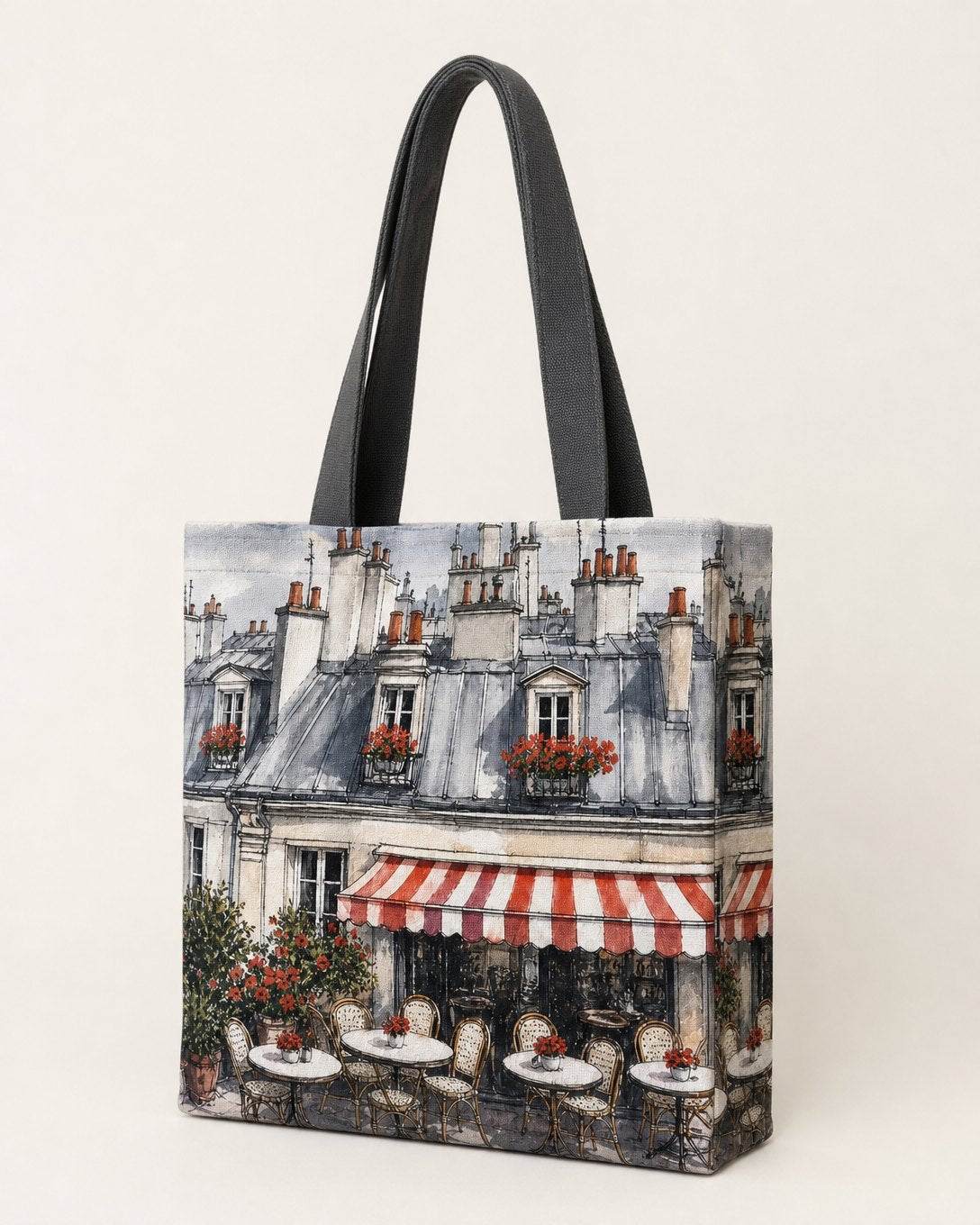 Paris Rooftops Tote Bag, image 3